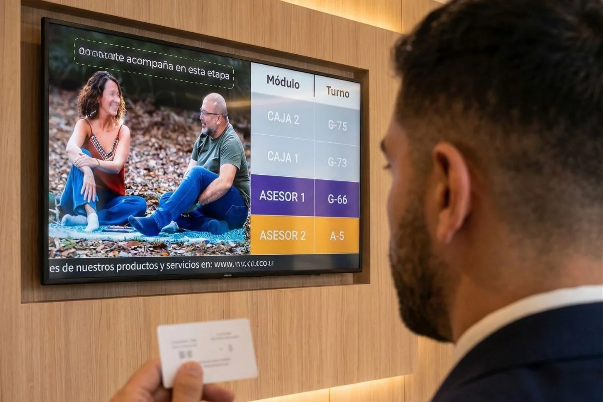 Corporate digital signage display screen